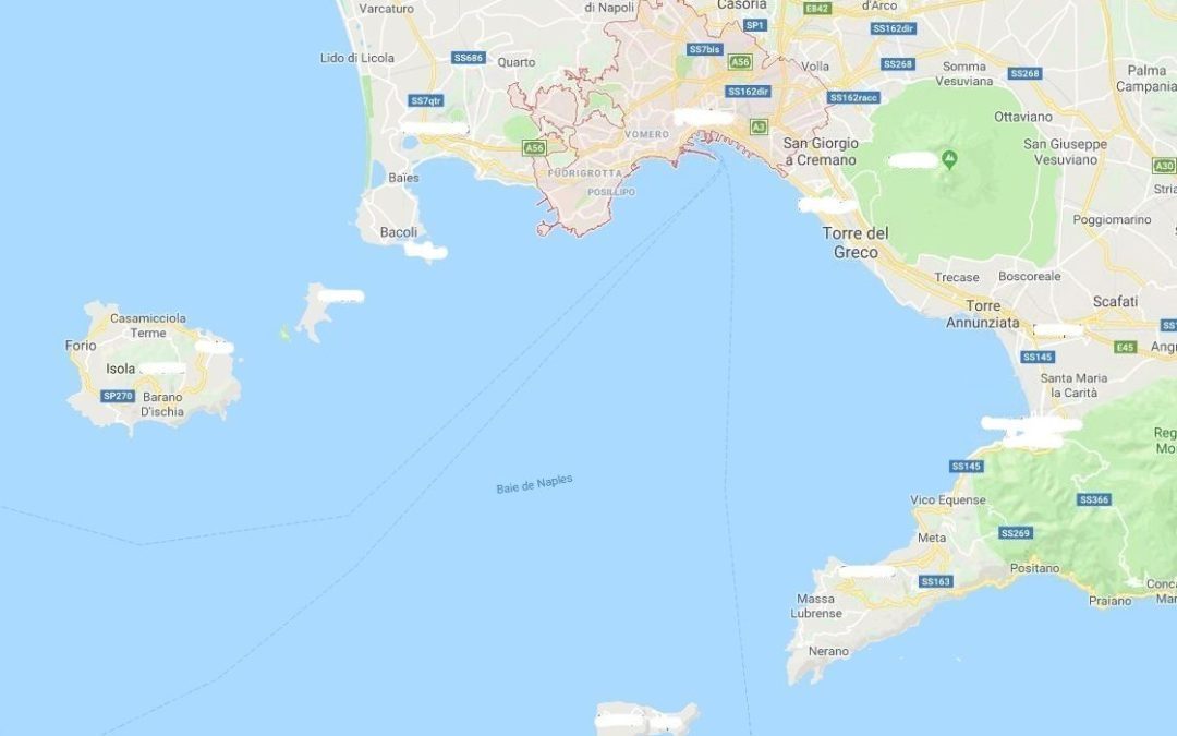 Carte interactive de Naples et de la Campanie – 4e