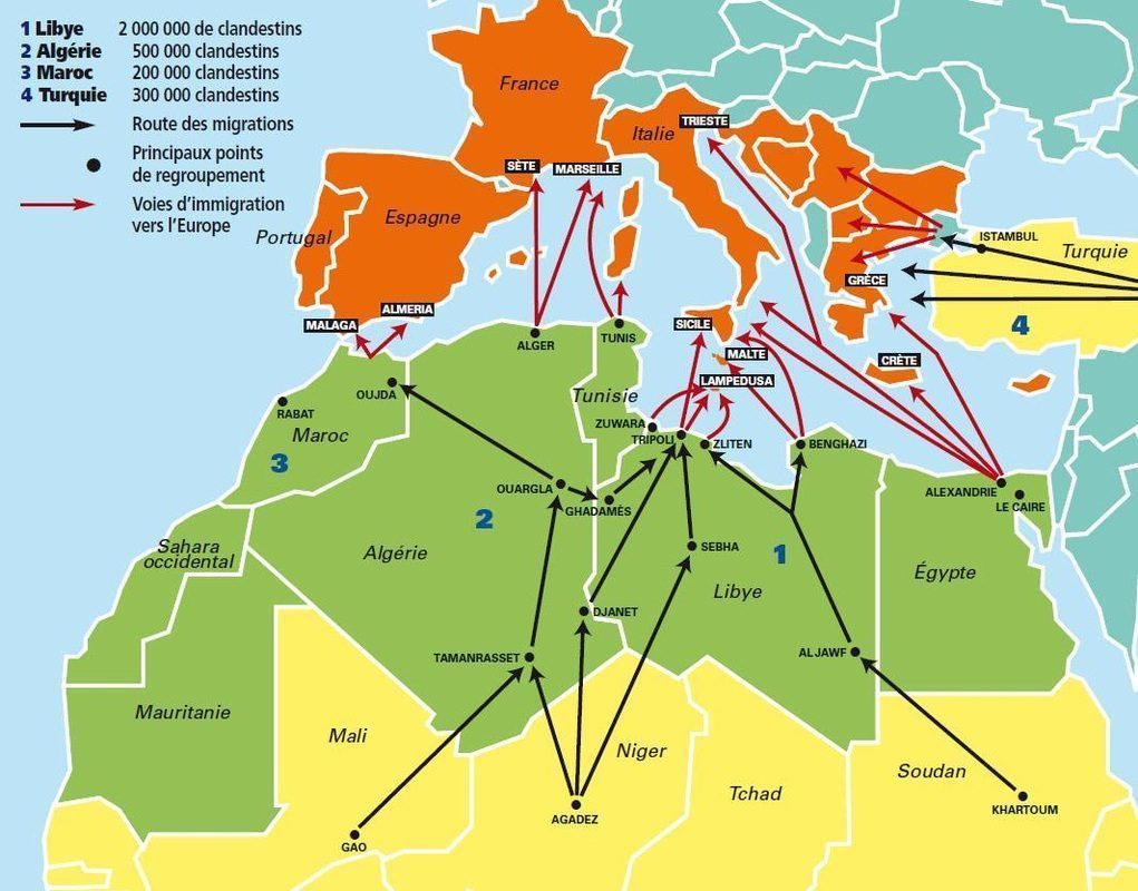 Les migrants d Afrique Coll ge Antoine De Saint Exupery