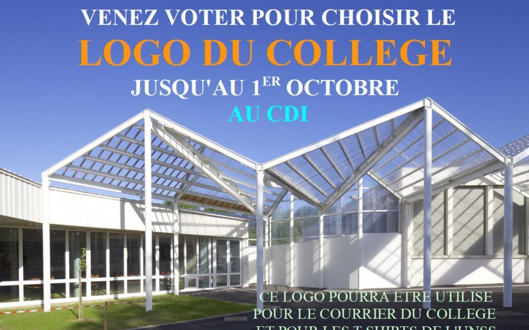 Élection du nouveau LOGO du collège