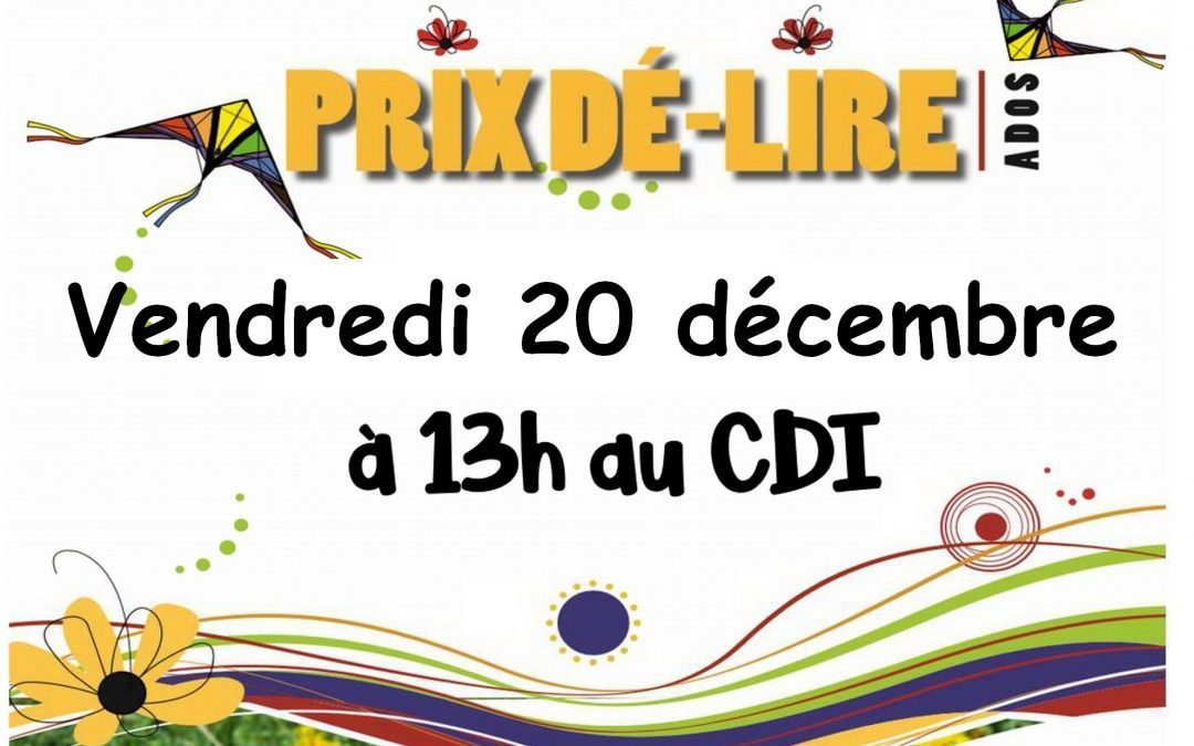 Prix Dé-Lire Vendredi 20 décembre